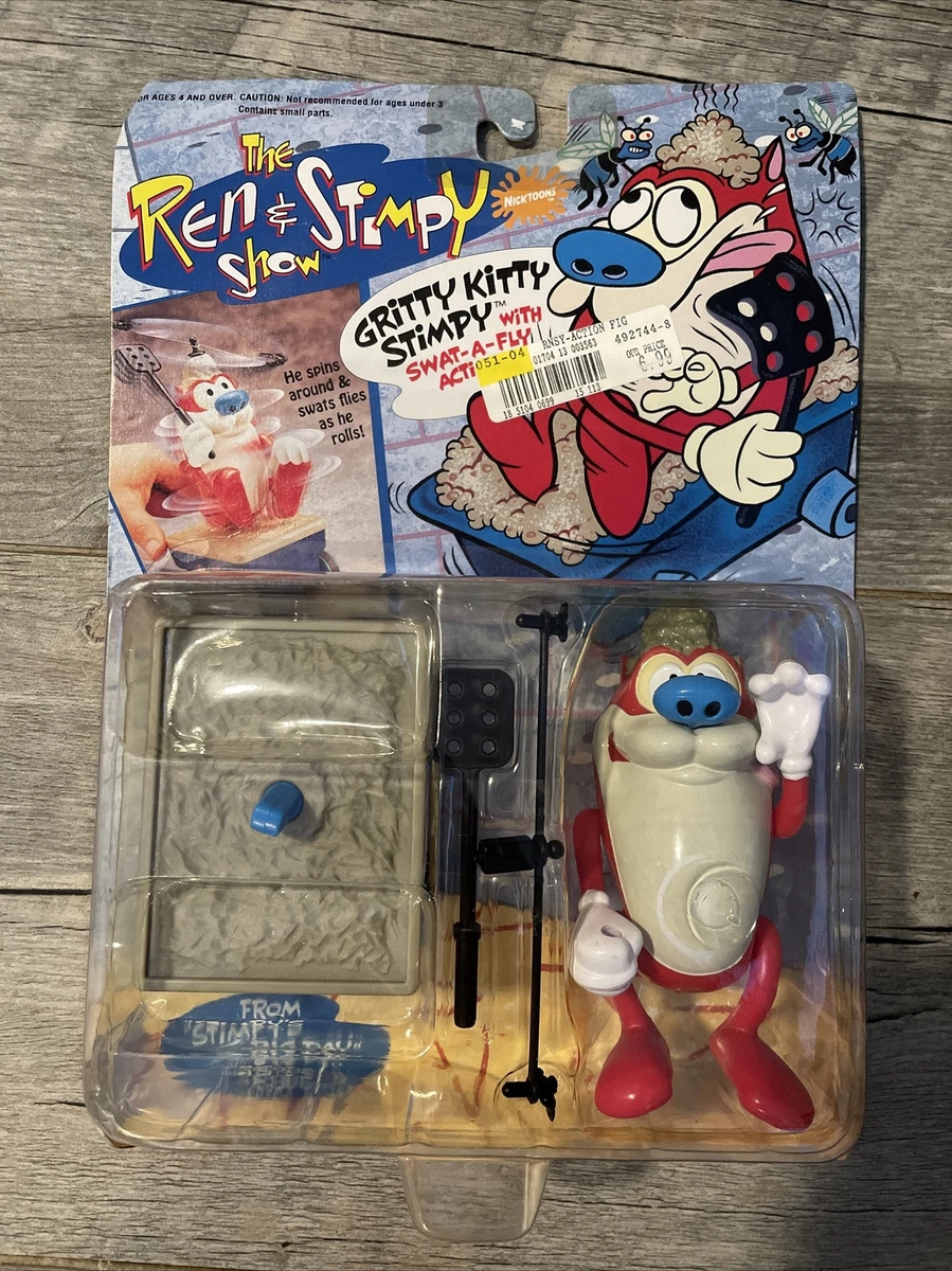 Mattel Ren & Stimpy Cartoon & TV Character Action Figures with