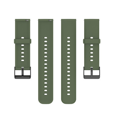 Replacement Silicone Watch Strap Belts Black Buckle for Realme watch3 watch2pro