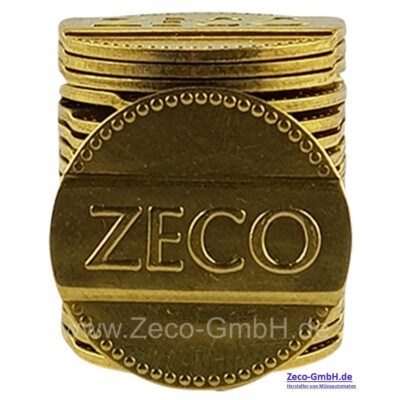 Zeco Nr. 7 kompatibel mit WAG / AEG Waschmarken, Wertmarken, Duschmarke VE=100