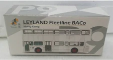 TINY Official Model Car White Bus Leyland Fleetline BACo Basses Hong Kong Sealed