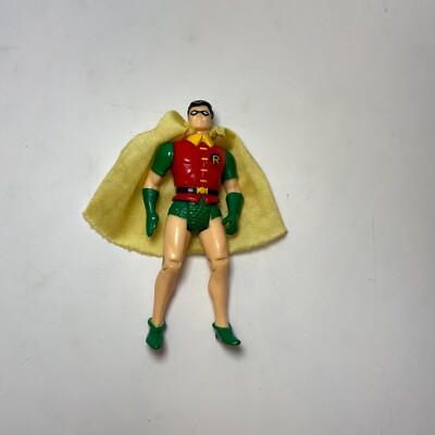 1989 DC Superheros Robin Action Figure Karate Chop Vintage Toy Figure CA