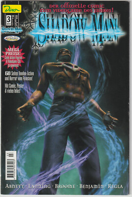  SHADOW MAN #3 + Poster, Dino Comics/Acclaim Comics 2000 COMICHEFT TOP Z1