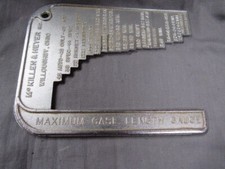 McKillen & Heyer Metal Maximum Case Length Gauge Metal from 45 ACP to 375 Mag