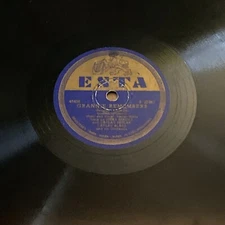 1949 Czech FOLK - Václav Bláha 78 rpm ESTA 27281 Babička Vzpomíná E+