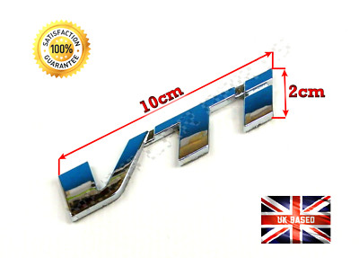 FOR HONDA CIVIC VTi CHROME STICKER EMBLEM LETTERS SELF ADHESIVE 3D ...