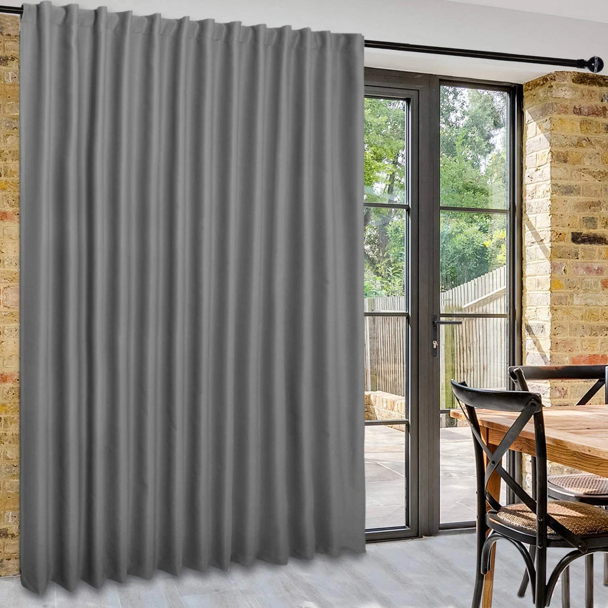 Shading Room No Punching Curtains Window Panel Drapes Door Curtain