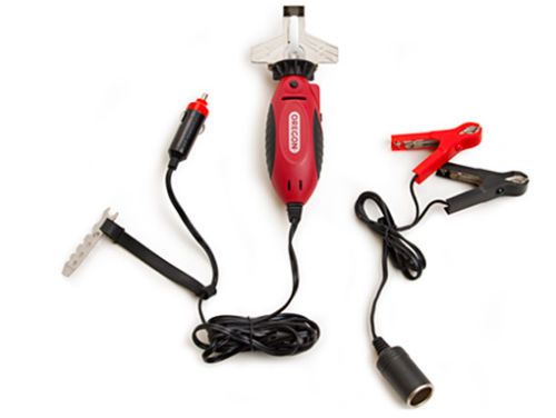 NEU MODELL Oregon 12 V elektrische sichere scharfe Kettensägenschärfer Kette KOSTENLOSE DPD LED - Bild 1 von 3