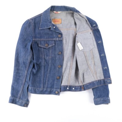 Vintage Levi's Denim Trucker Jacket 70500 1979 France Cotton
