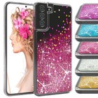 EAZY do Samsung Galaxy S21 Plus 5G Brokatowe etui Płynne etui na telefon Cover TPU