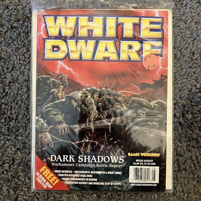 White Dwarf #259 August 2001 Games Workshop Poster Not Included RPG Role Play