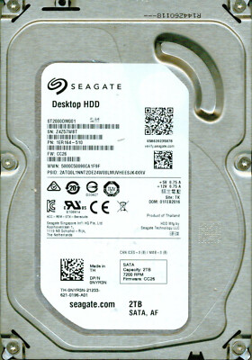 ST2000DM001, 1CH164-575, CC49, TK, Z1E5 SEAGATE SATA 2TB 14125 | eBay