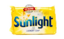 Sunlight Yellow Household Soap Real Lemon Multi Purpose Laundry Bar- 80g  UK