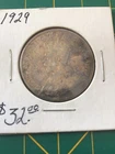 1929 Canada 50 cents Half Dollar Silver Coin .800