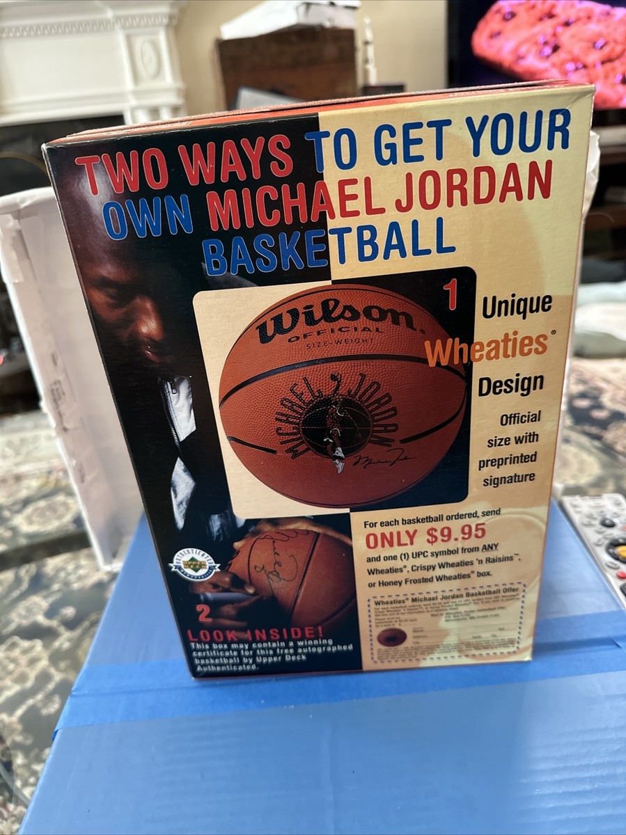 マイケルジョーダン　ウィーティーズ空箱コレクション WHEATIES MICHAEL JORDAN FULL & SEALED 18 oz CEREAL BOX BASKETBALL