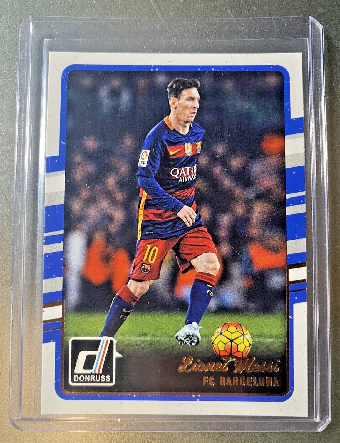 Lionel Messi 2016-17 Donruss Soccer Card #29 FC Barcelona Near Mint