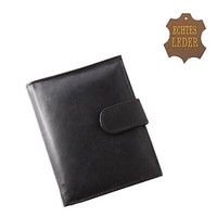 Portmonee Wallet Money Leder Portemonnaie Geld Geldbeutel LederböRse Schwarz 209
