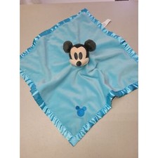 Disney Baby Mickey Mouse Blue Lovie Lovey Security Blanket