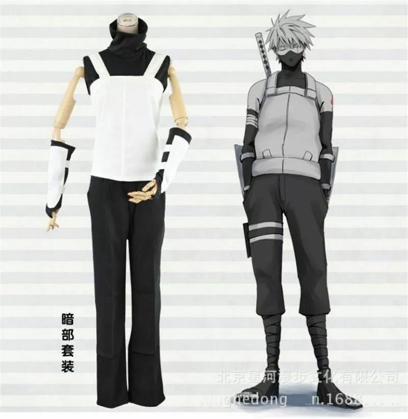 Deluxe Kakashi Hatake Men Cosplay Costumes Outfits For Sale mp004039