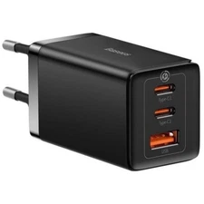 Phone Charger Baseus Gan5 Pro, 2 X Usb Type C /1 X Usb, 100 Cm, Black, 65 W