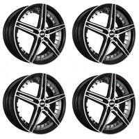 22x9 Str 620 5x114.3 35 Black Machined Face Wheel Rim Set(4) on sale 22x9 Str 620 5x114.3 35 Black Machined Face Wheel Rim Set(4) on sale