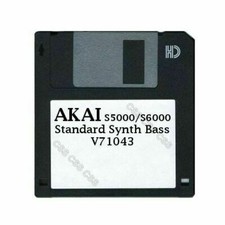 Akai S5000/S6000 Floppy Disk Standard Synth Bass V71043