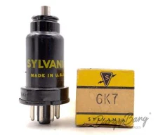 Sylvania 6K7/VT86/CV1941/W63 Screened Pentode Superhet 1930s Audio Vacuum Tube V