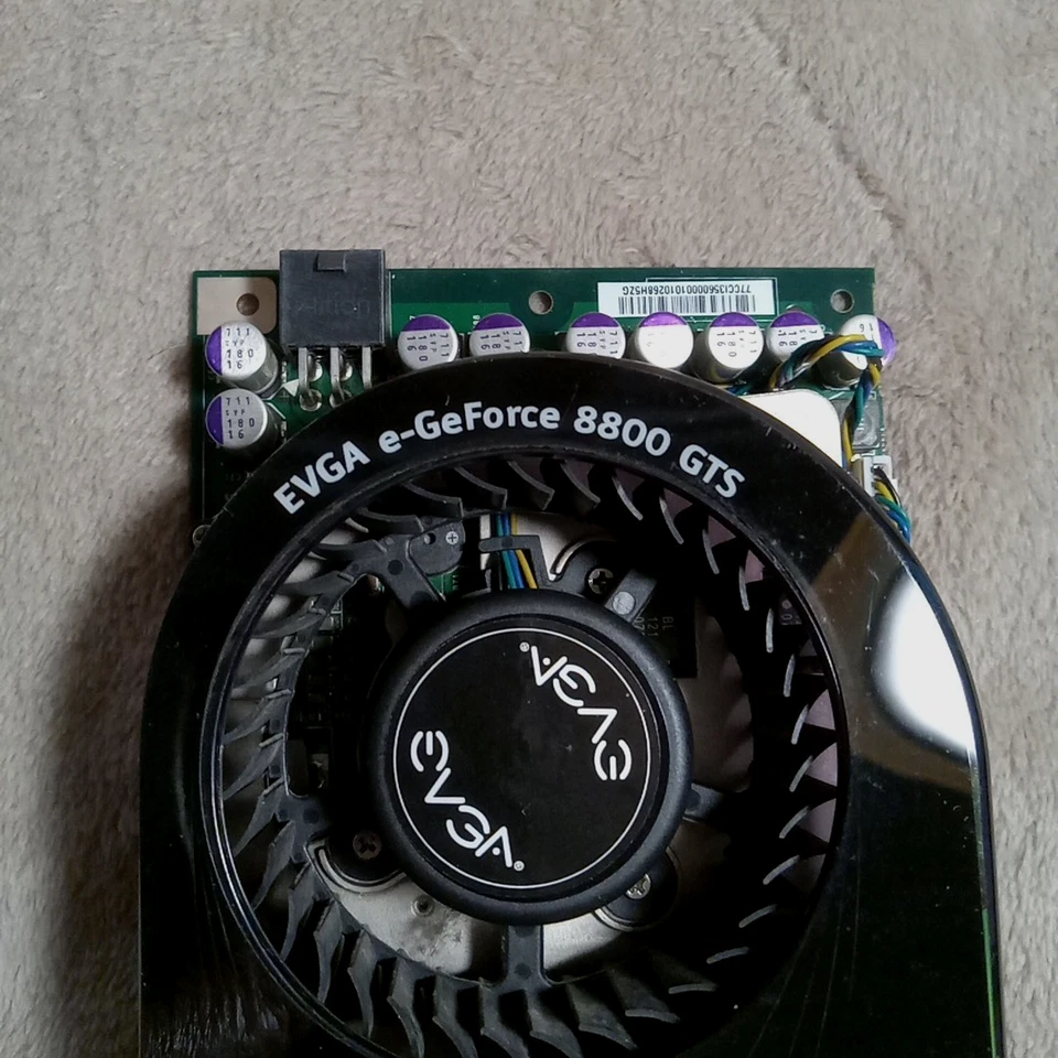 EVGA NVIDIA GeForce 8800 GTS 320MB DDR3 PCI-E Graphics Card Video GPU Retro Good - Image 3 of 4