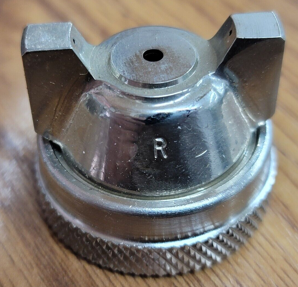 2 Binks R Air Nozzles Paint Spray Gun Caps New Old Stock | eBay