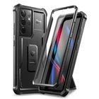 Dexnor Full Body Case for Samsung Galaxy S21 Ultra 5G Screen Protector & Stand