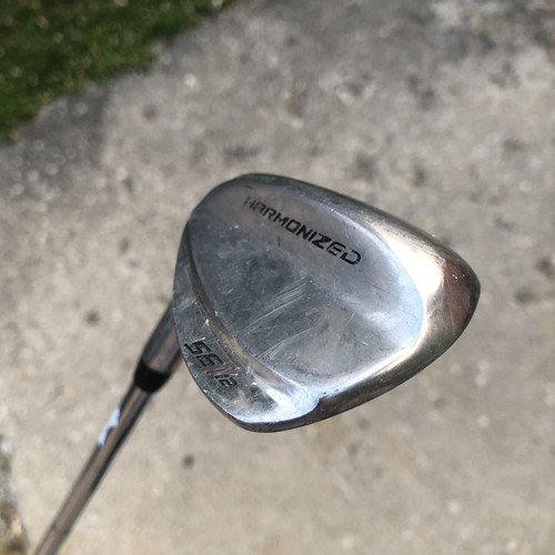 Wilson Harmonized 56* 12 LH Left Hand Sole Grind Wedge Wedge Flex Steel Shaft - Picture 2 of 10
