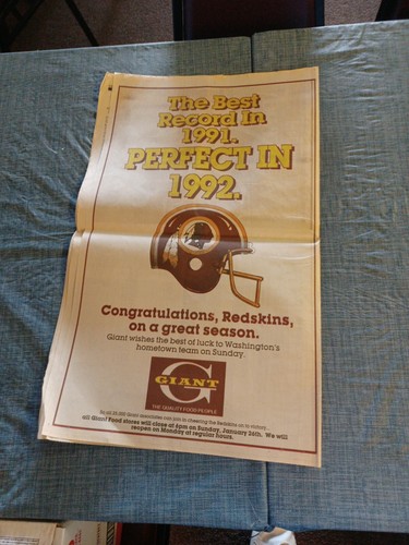 Super Bowl XXVI Washington Post Washington Redskins Super Bowl season - 第 11/11 張圖片