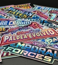 Pokemon TCG Holo Binder Sticker Label  Choose Your Sticker  SWSH S V XY WOTC