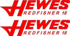 2 Hewes Redfisher 18 decals 15 inch  FREE SHI...