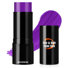 Purple Face Body Paint Stick, Face Paint Makeup Accessories, Full-Coverage Hypoa