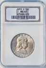 1953-S Franklin 50c Silver Half Dollar NGC MS65