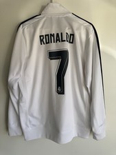 Adidas 2015/16 Real Madrid Track Jacket Custom Ronaldo 7 White/Navy , Size L