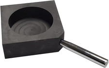 round Gold Silver Graphite Ingot Mold Mould Crucible for Melting Casting Refinin