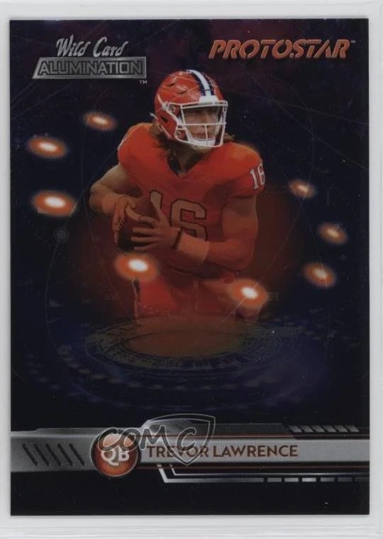 Trevor Lawrence Wild Card Alumination Protostar #PS1 Holo-Lux Orange