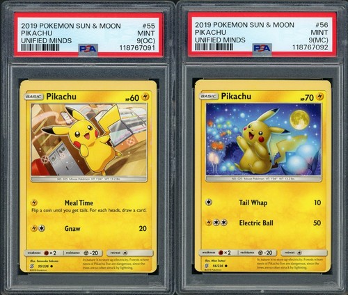 Pikachu graded PSA 9 for sale on eBay