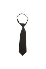 French Toast Boys' Adjustable Solid 14-20 Size Tie 14 - 20 Black