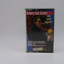 Jerry Lee Lewis At His Best Cassette 1988 PolyGram Rock  Roll Rockabilly