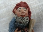 VTG June McKenna Elf Joey Wood Hammer  1988-1992 Figurine 4.75" Ornament — photo 6