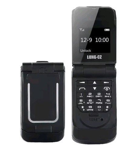 NANO FLIP PHONE telefono cellulare di ricambio Bluetooth voce magica non registrato sbloccato - Foto 2 di 4