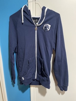 Liquid Pro JINX Navy Blue Full Zip Hoodie Sweatshirt  Large