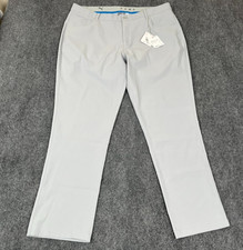 Puma Jackpot 5 pocket Golf Pants High Rise Mens Stretch Waistband GraySize 40X32