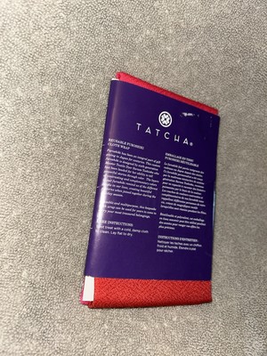 TATCHA Japanese Furoshiki Cloth Gift Fabric Wrap New 27  x 27  Red Pink New