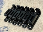 A Set of 6 SIX BLACK Ibanez Mono-rail Bridge 2BGMR-BK
