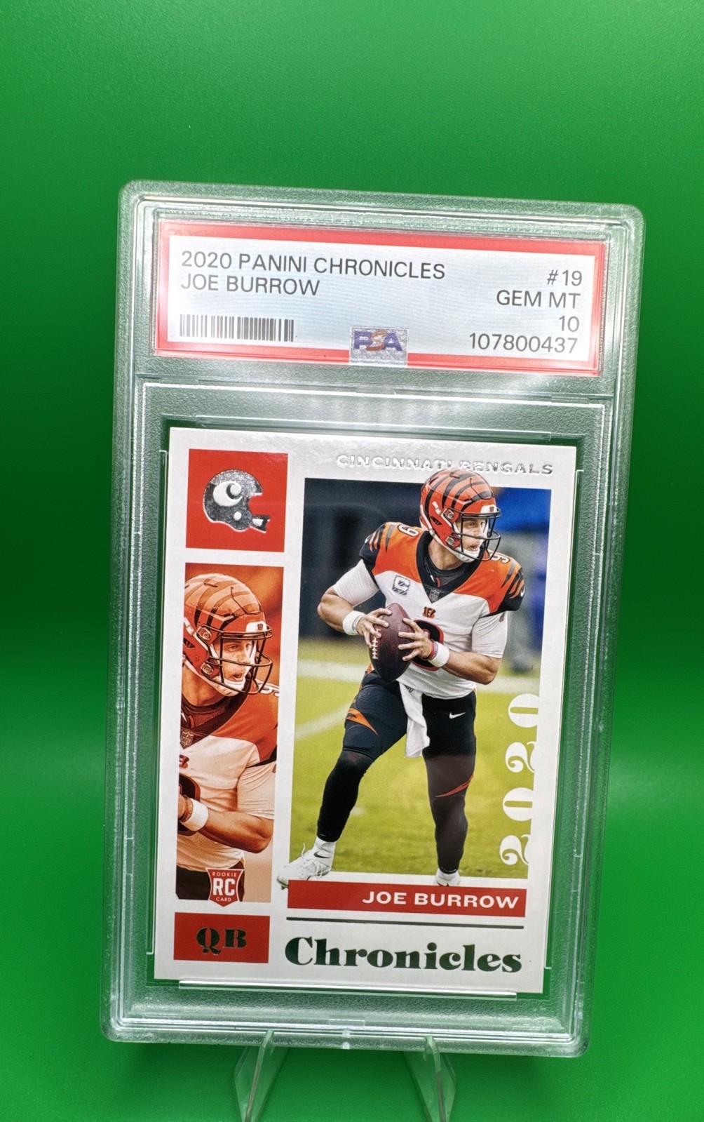 2020 Panini Chronicles - Joe Burrow #19 (RC) - PSA 10