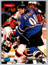 1996-97 Skybox Impact Joe Juneau #141 Washington Capitals Hockey Card