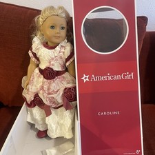 American Girl Doll Caroline Abbott (Full Size) Retired With Prairie Dress